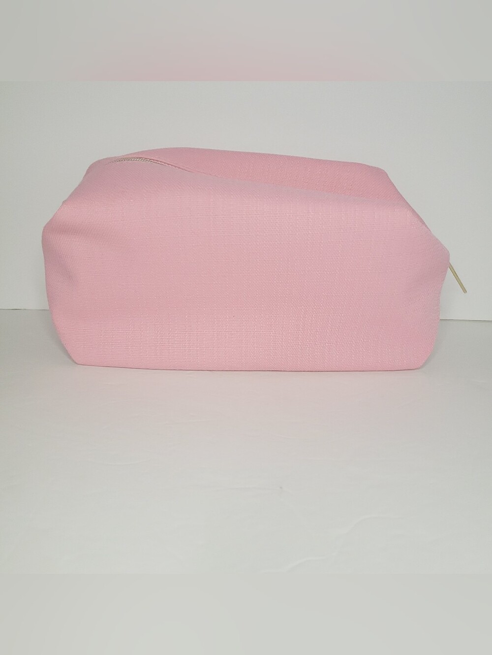 Lancome Cosmetic Makeup Travel Toiletry Bag Pouch Pink Zipper Closure Cute